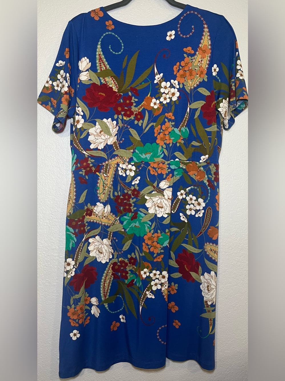Johnny Was Tee Bee Twist Front Swing Dress Size Medium NEW Floral Soft Midi - Picture 4 of 14